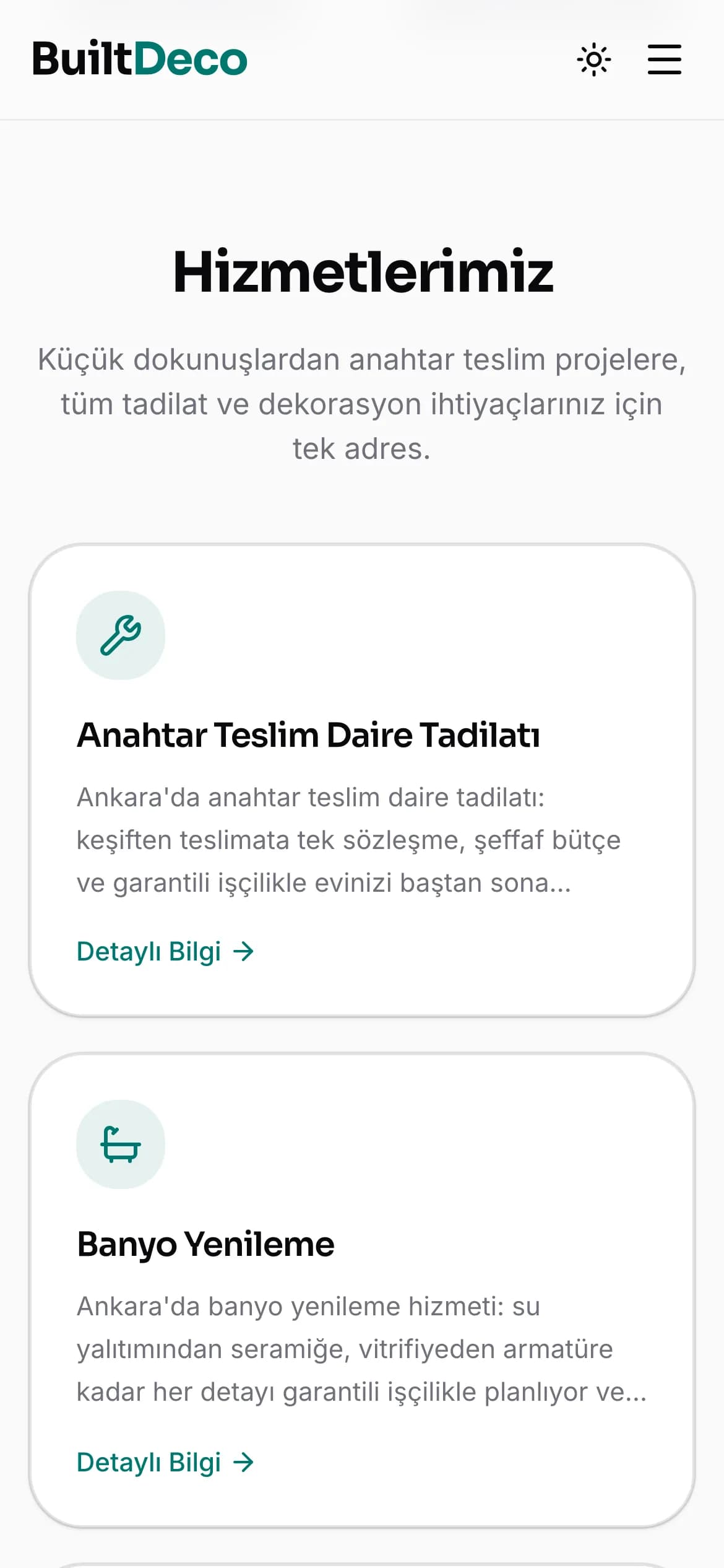 Telefonda hizmet kartları