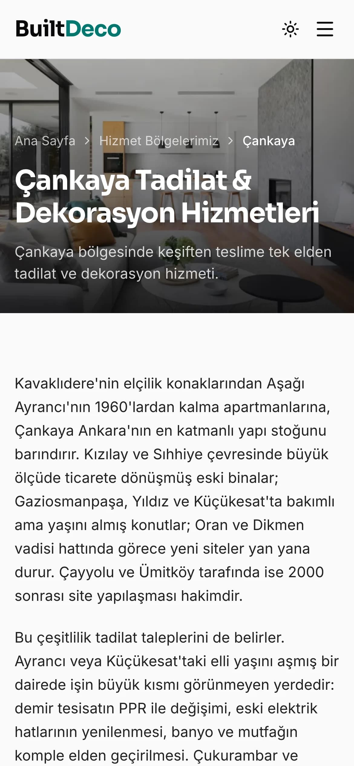 Telefonda Çankaya bölge sayfası
