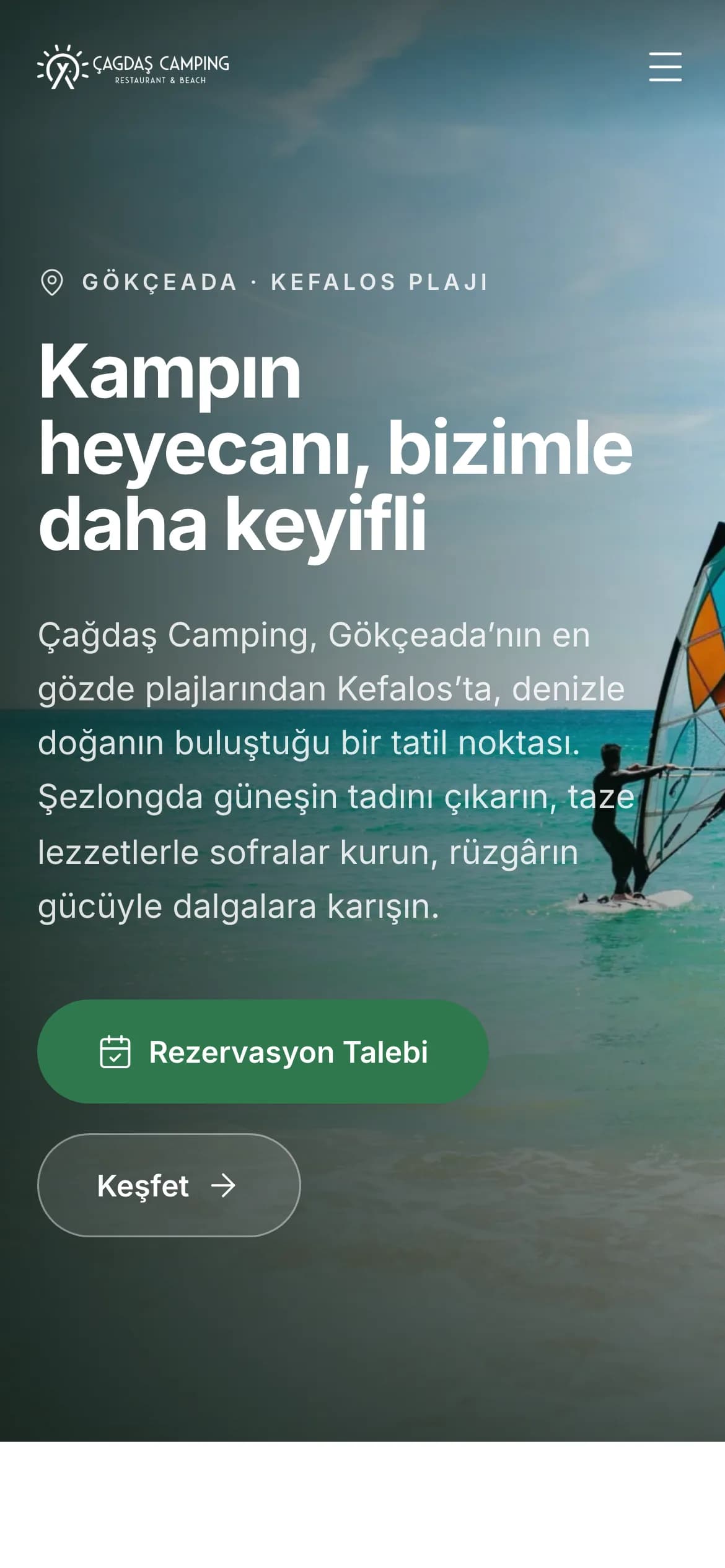 Telefonda açılış ekranı