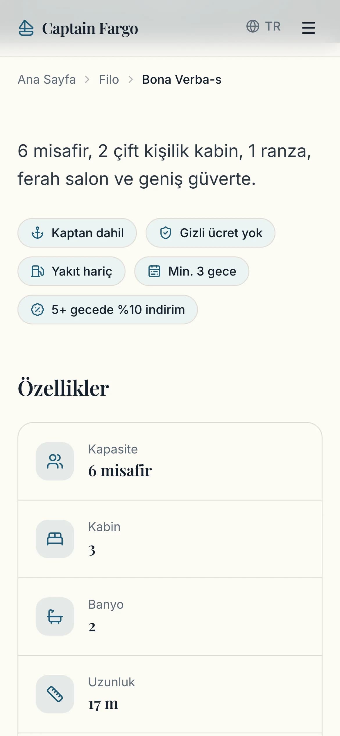 Telefonda tekne özellikleri