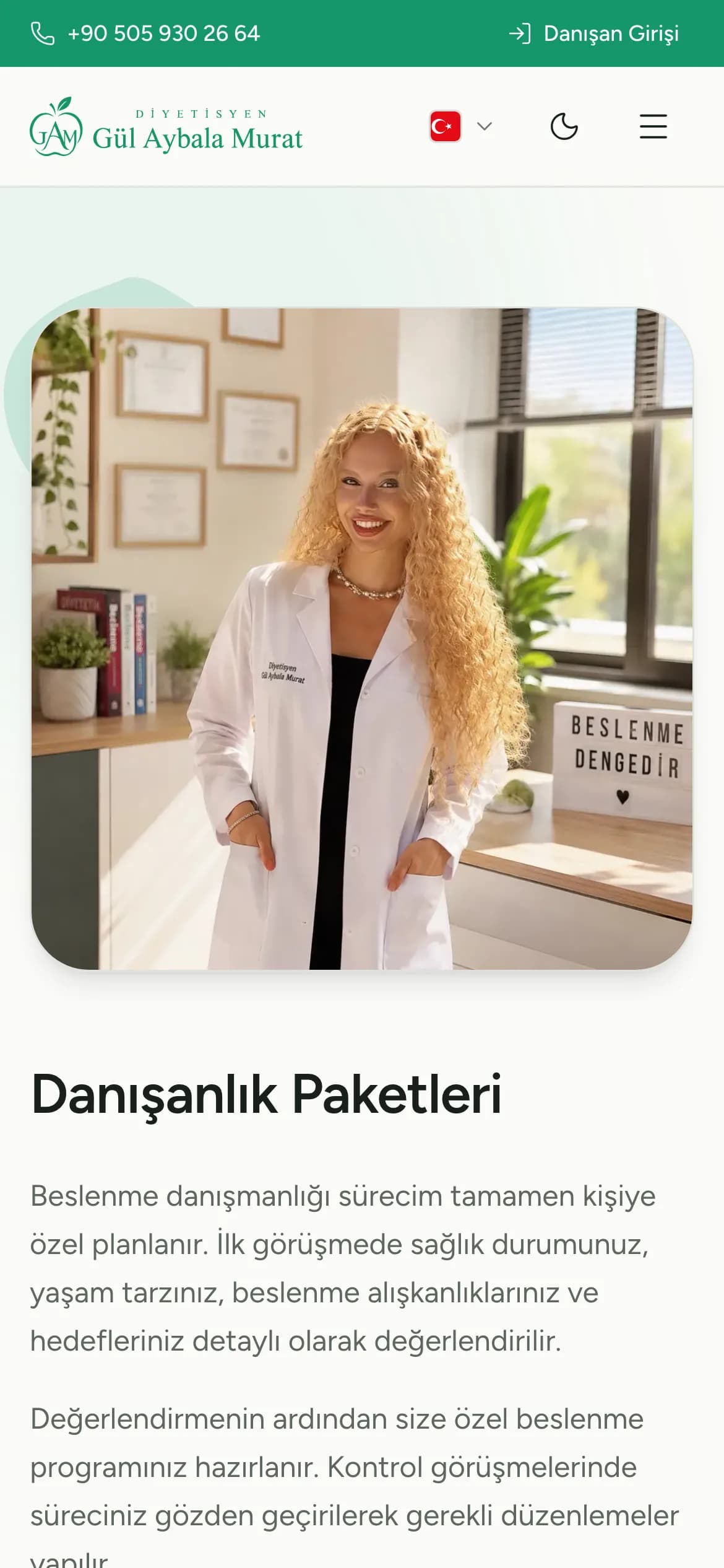 Telefonda danışanlık paketleri