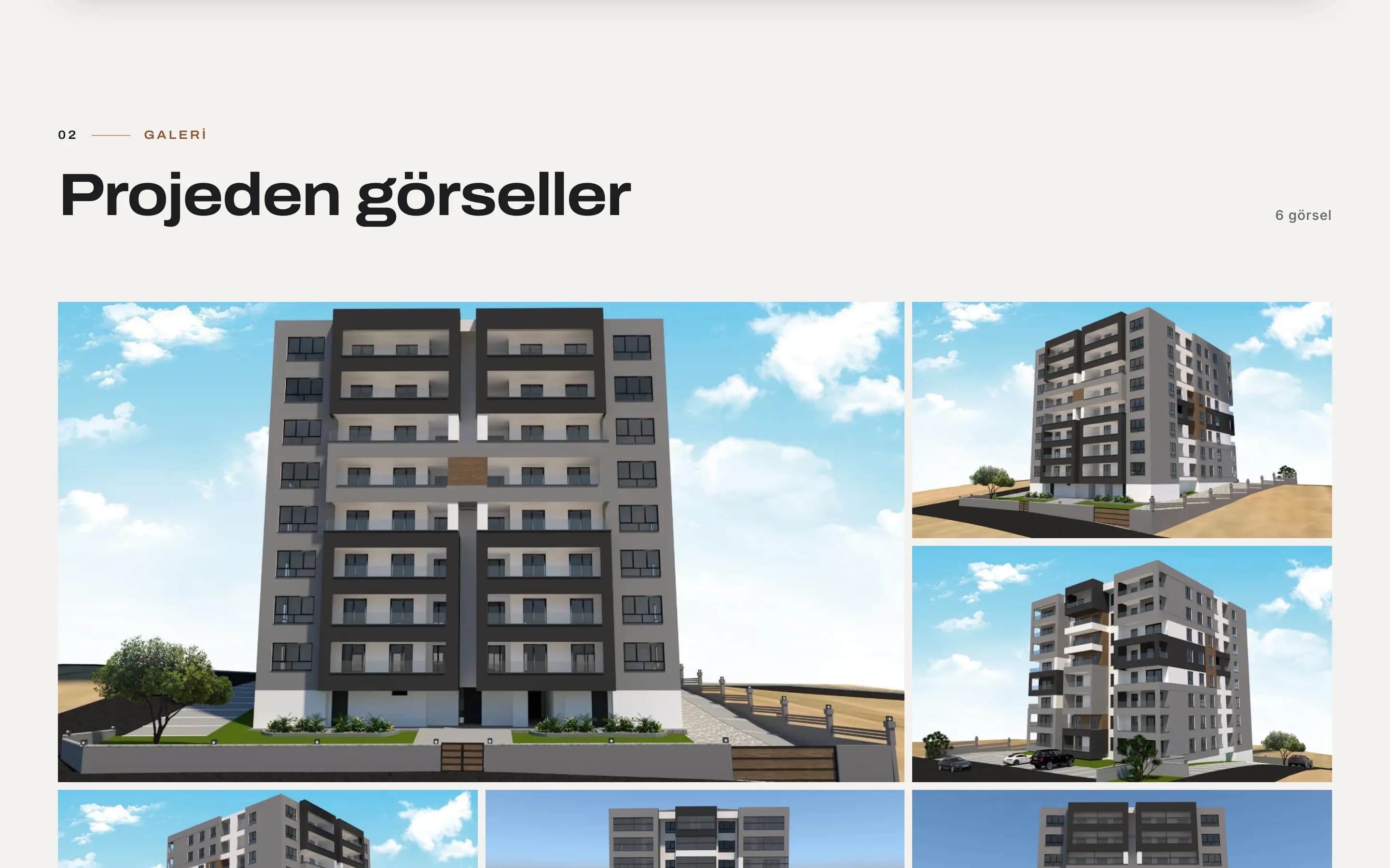 Bir projenin fotoğraf galerisi